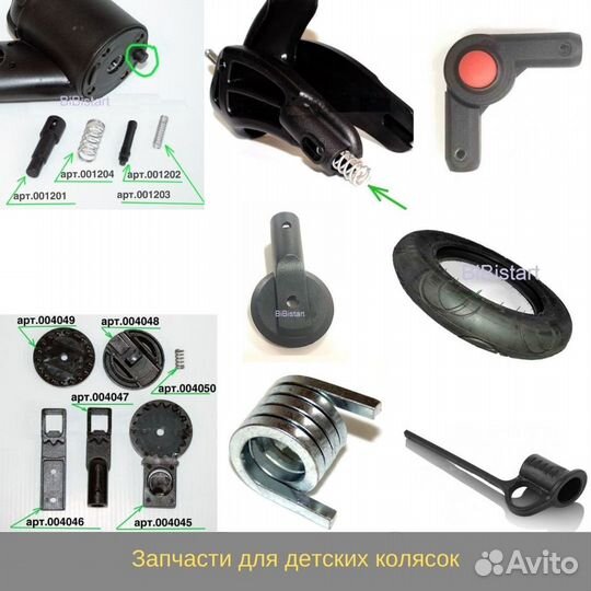 Запчасти для колясок Quipolo, Inglesina, Reindeer