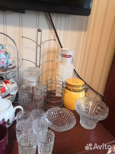 Посуда разная: Хрусталь,Стекло,Керамика,Фарфор