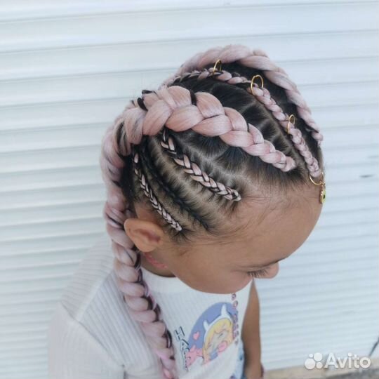 Плетение кос, афронаращивание, афрокудри, брейды