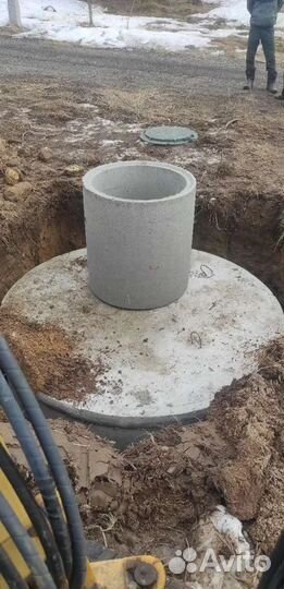 Септик из бетонных колец / Септик под ключ