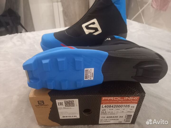 Лыжные ботинки salomon s lab carbon classic