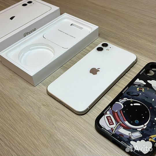 iPhone 11 128gb (Идеал, акб 100%, sim)