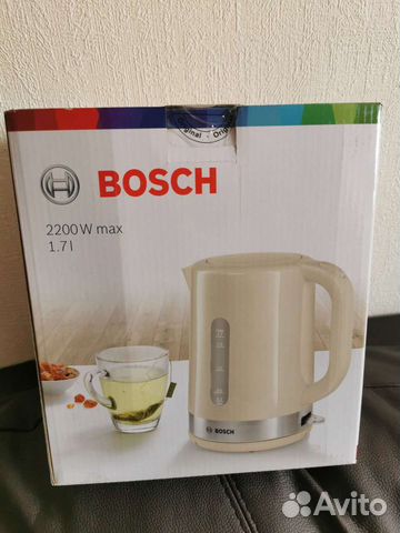 Новый электрочайник Bosch TWK7407