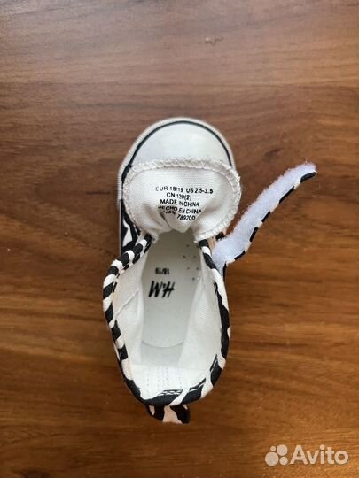 Кеды кроссовки HM р 18-19 набор обуви пакет