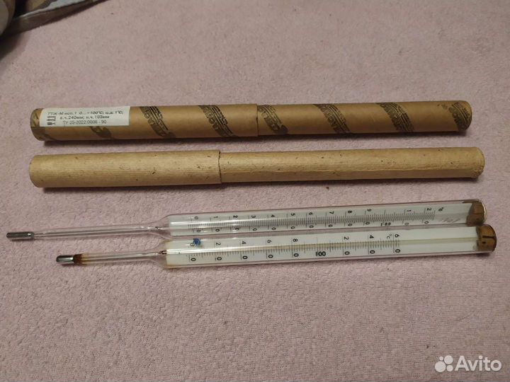 Ртутный градусник СССР