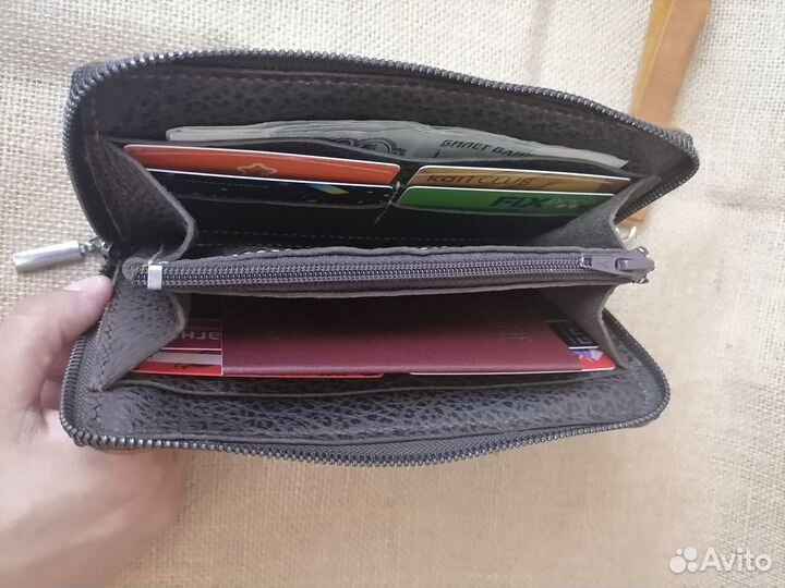 Кошелёк из натуральной кожи