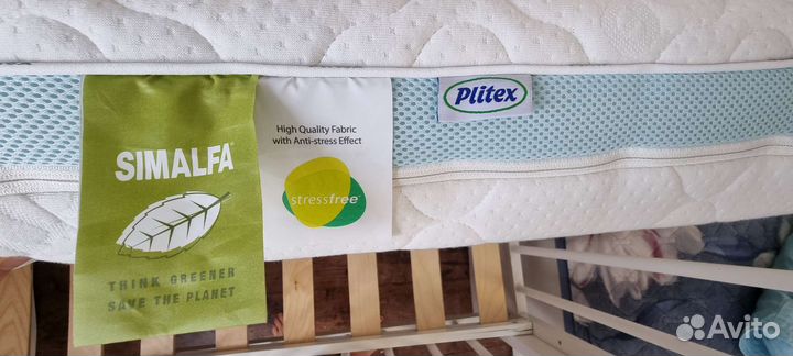 Детская кроватка с ортопедическим матрасом