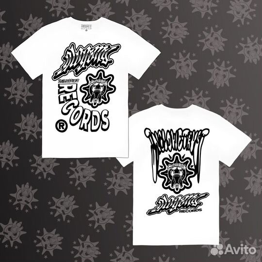 Футболка Glo Gang Records white