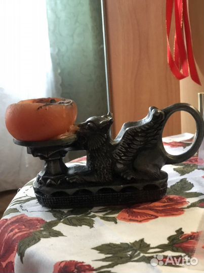 Дракон подсвечник