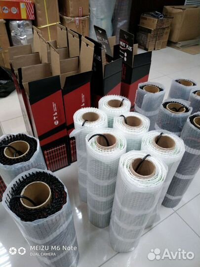 Нагревательный мат электрический теплый пол 2кв