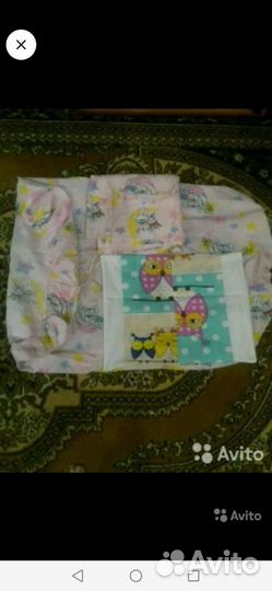 Матрас с подушкой горшок