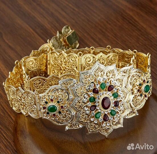 Пояс металлический (пряжка) для свадьбы