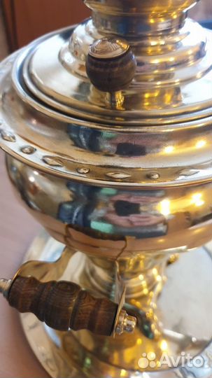 Самовар дровяной 2 литра тет-а-тет форма 