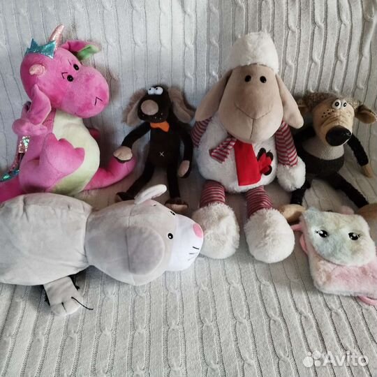 Мягкие игрушки герои Диснея, игровой набор