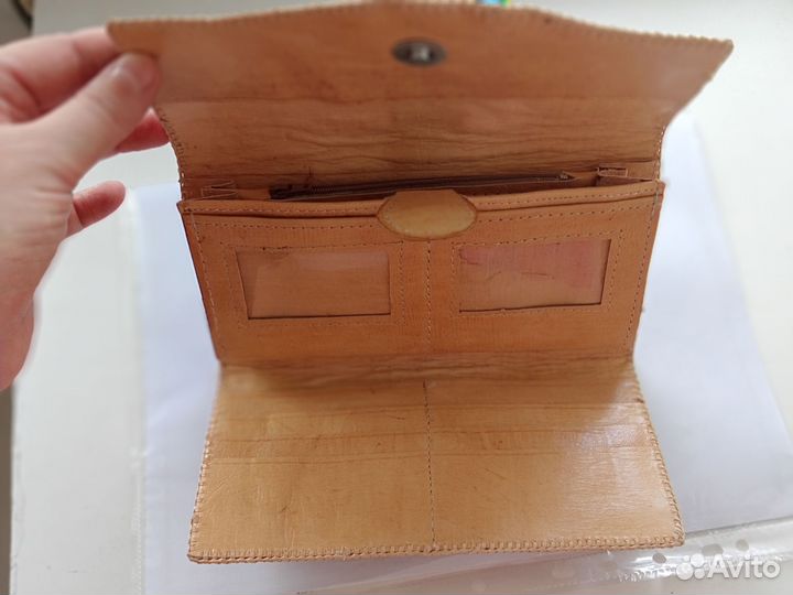 Кошелек женский натуральная кожа ручная работа