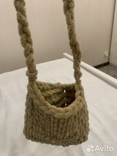 Cумка вязаная (alize puffy)