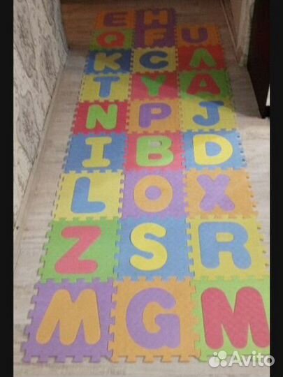 Детский коврик пазл бу