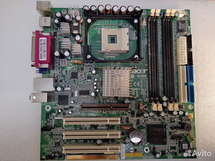 Материнская плата Acer ms-6772 i865g Socket 478