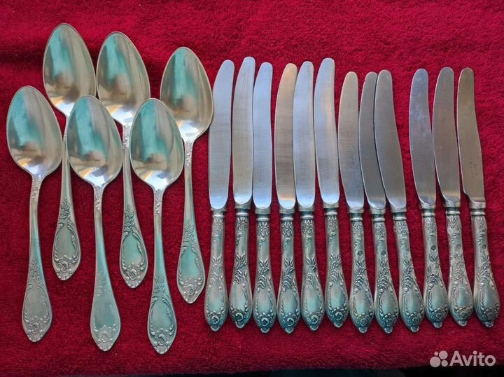 Столовые приборы мельхиор СССР