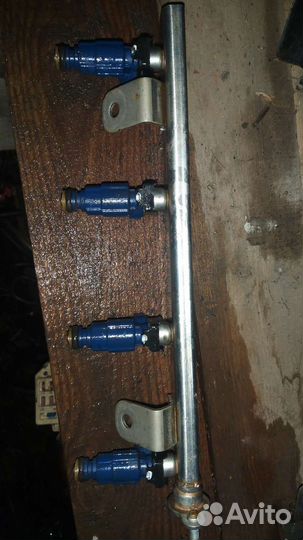 Рампа топливная G4FA kia venga 1.4 форсунки венга