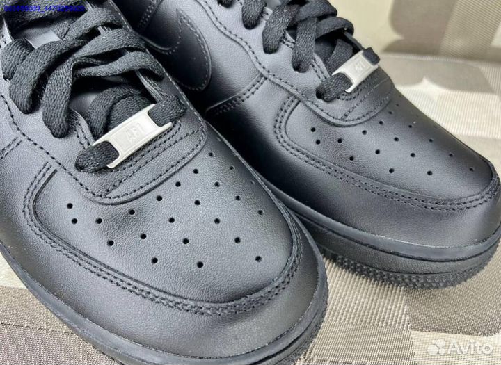 Кроссовки Nike Air Force 1 Black оригинал