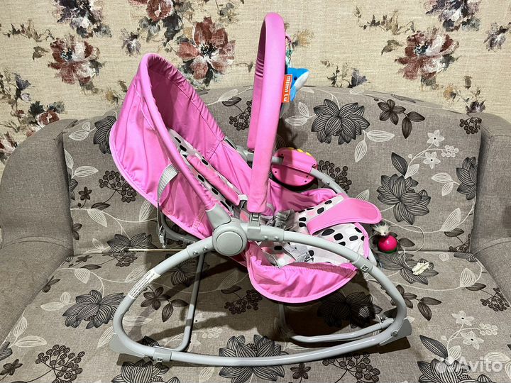 Детский шезлонг-качалка