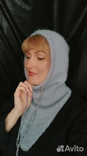 Капор капюшон женский норковый