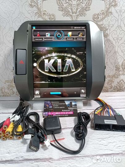 Магнитола Kia Sportage 3 android Tesla новая