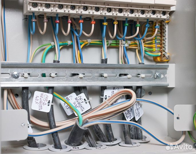 Бригада электромонтажников. Электрики