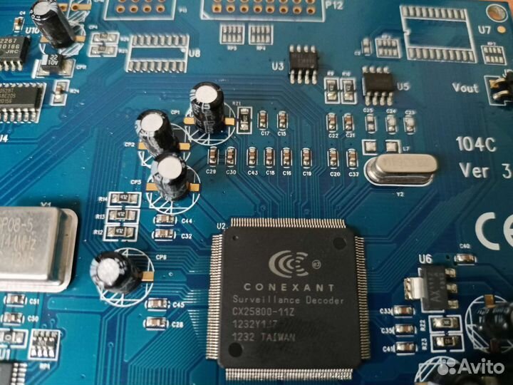 Карта плата видеозахвата TE-104C Ver 3.5