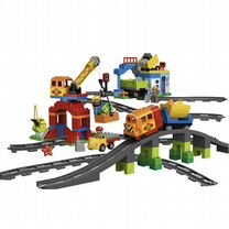 Lego duplo поезд на батарейках