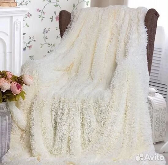 Плед из искусственного меха Евро