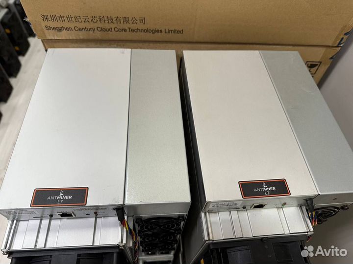 Antminer L7 9300Mh Б/У гтд РФ
