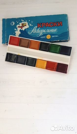 Акварельные краски СССР