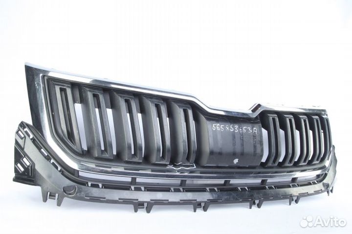 Решетка радиатора Skoda Kodiaq 1 NS7 до рестайлинг