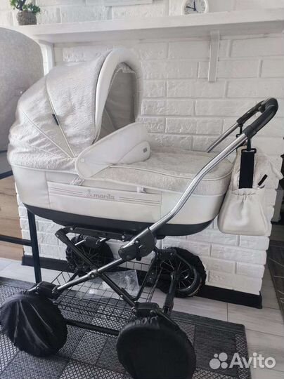 Коляска 2 в 1 эко кожа