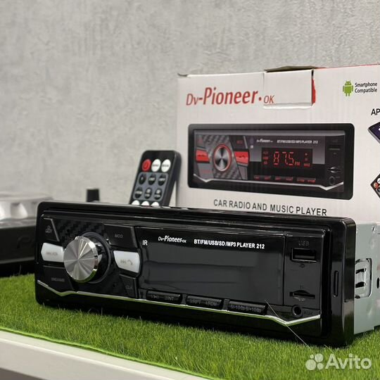 Авто магнитола Pioneer блютуз новая