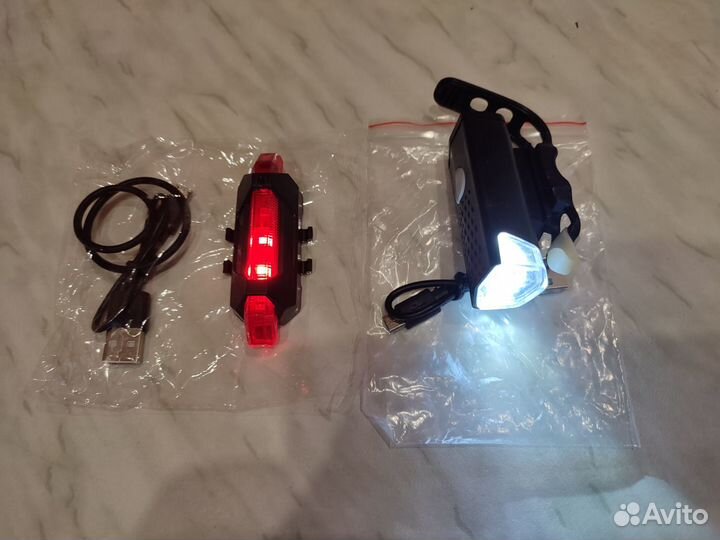 Фары для велосипеда (комплект)