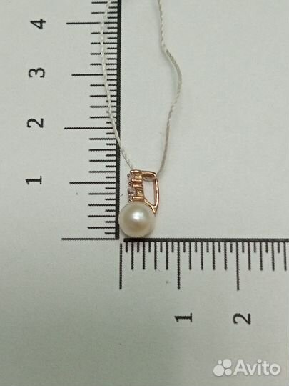 Подвеска с синтетическим камнем Золото