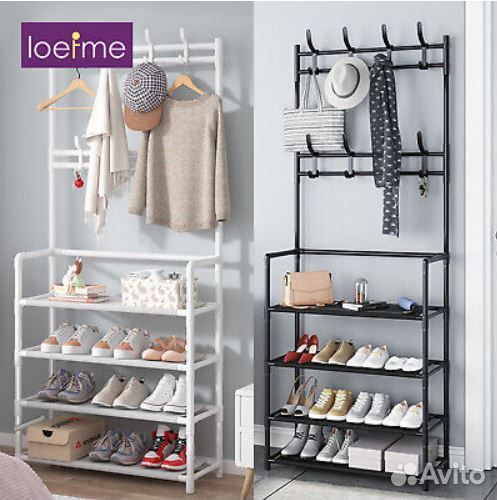 Напольная вешалка для одежды и обуви