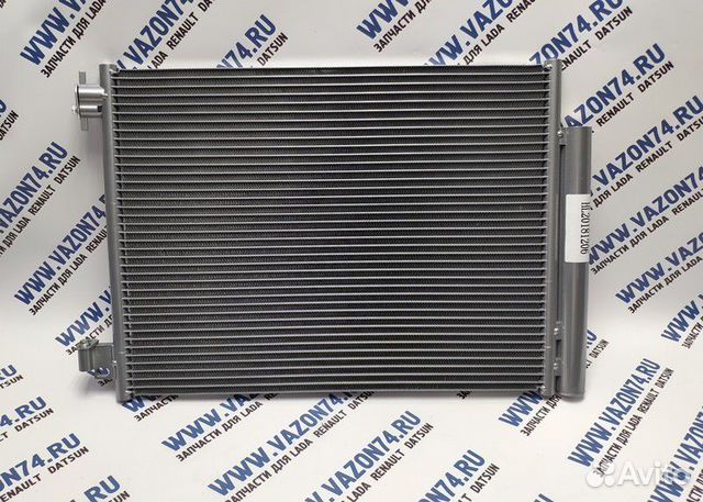 Радиатор кондиционера Веста, иксрэй, Логан 2, Санд