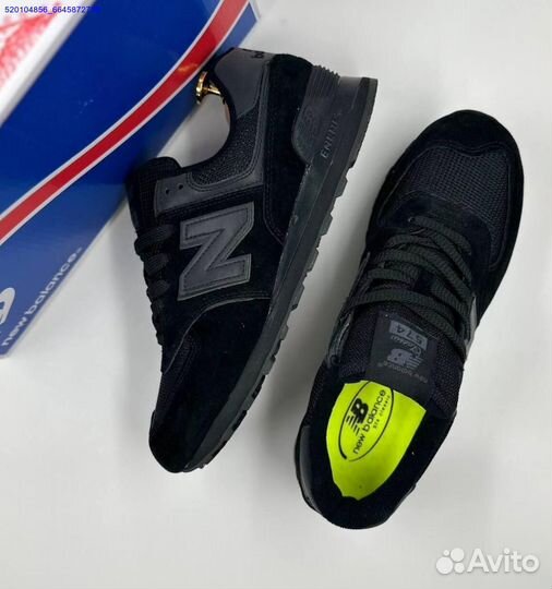 Кроссовки New Balance 574 Black (Арт.12303)