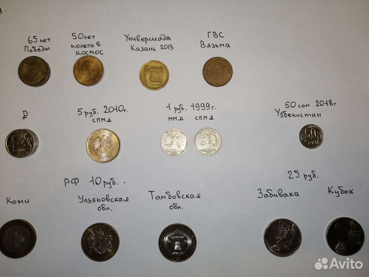 Обмен монетами и банкнотами