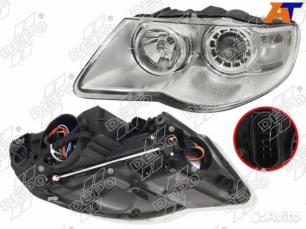 Фара volkswagen touareg, VW touareg 03-10