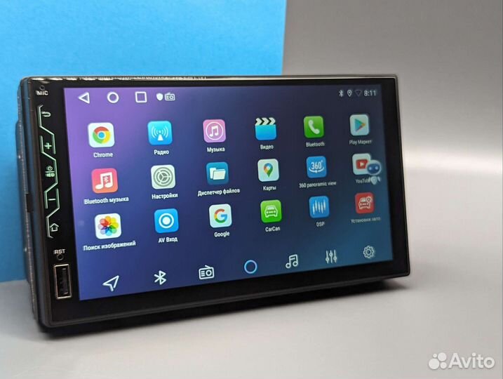 Магнитола 2din 7 дюймов CarPlay DSP камера 360