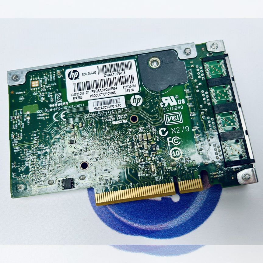 [789897-001] Сетевая Карта Hp Eth 1gb 4-Port 331flr Lom 789897-001