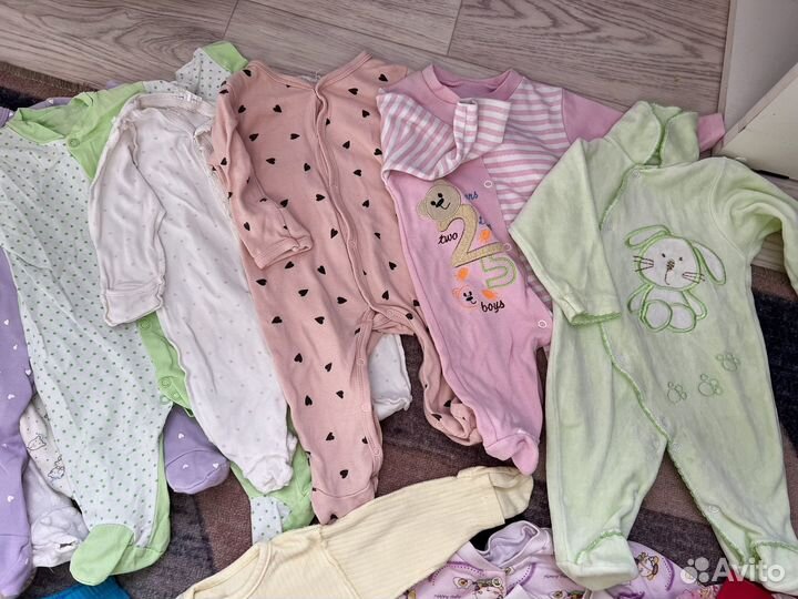 Огромный пакет вещей для девочки 56-68