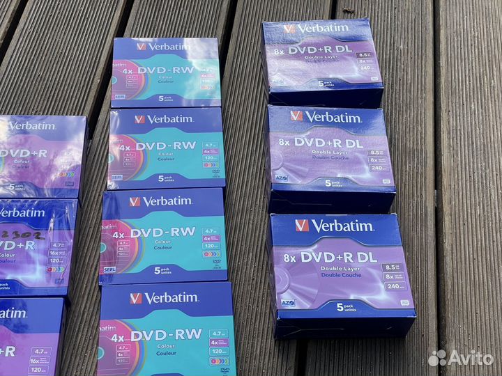 Диски Verbatim DVD+R / DVD-R / DVD+R DL