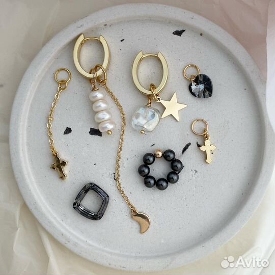 Серьги набор