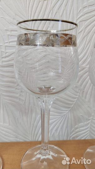 Хрустальные бокалы Богемия